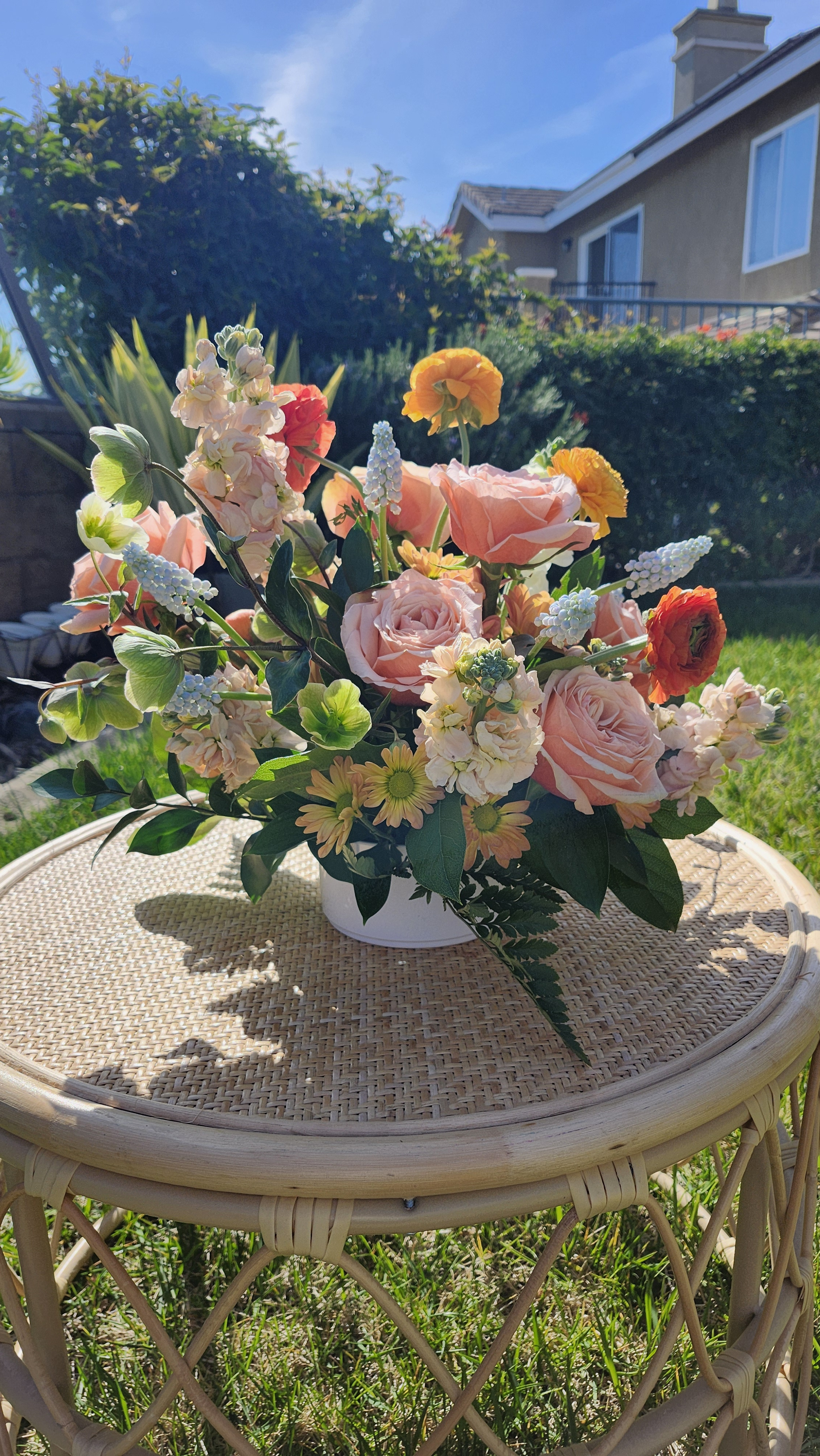 Bless & Bloom floral detail